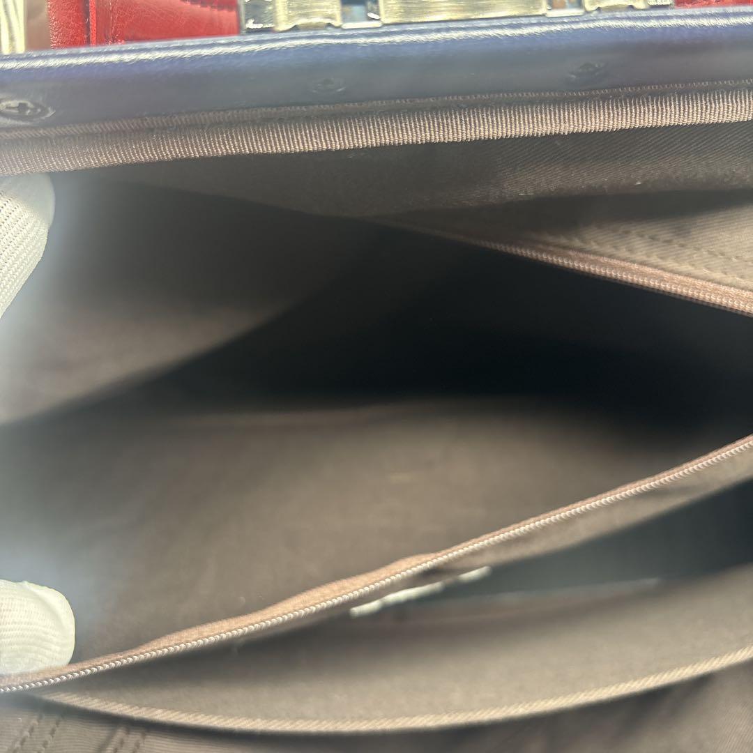 美品 YOUTA ヨータ ダレスバッグ 豊岡鞄 ビジネス リュック ネイビー