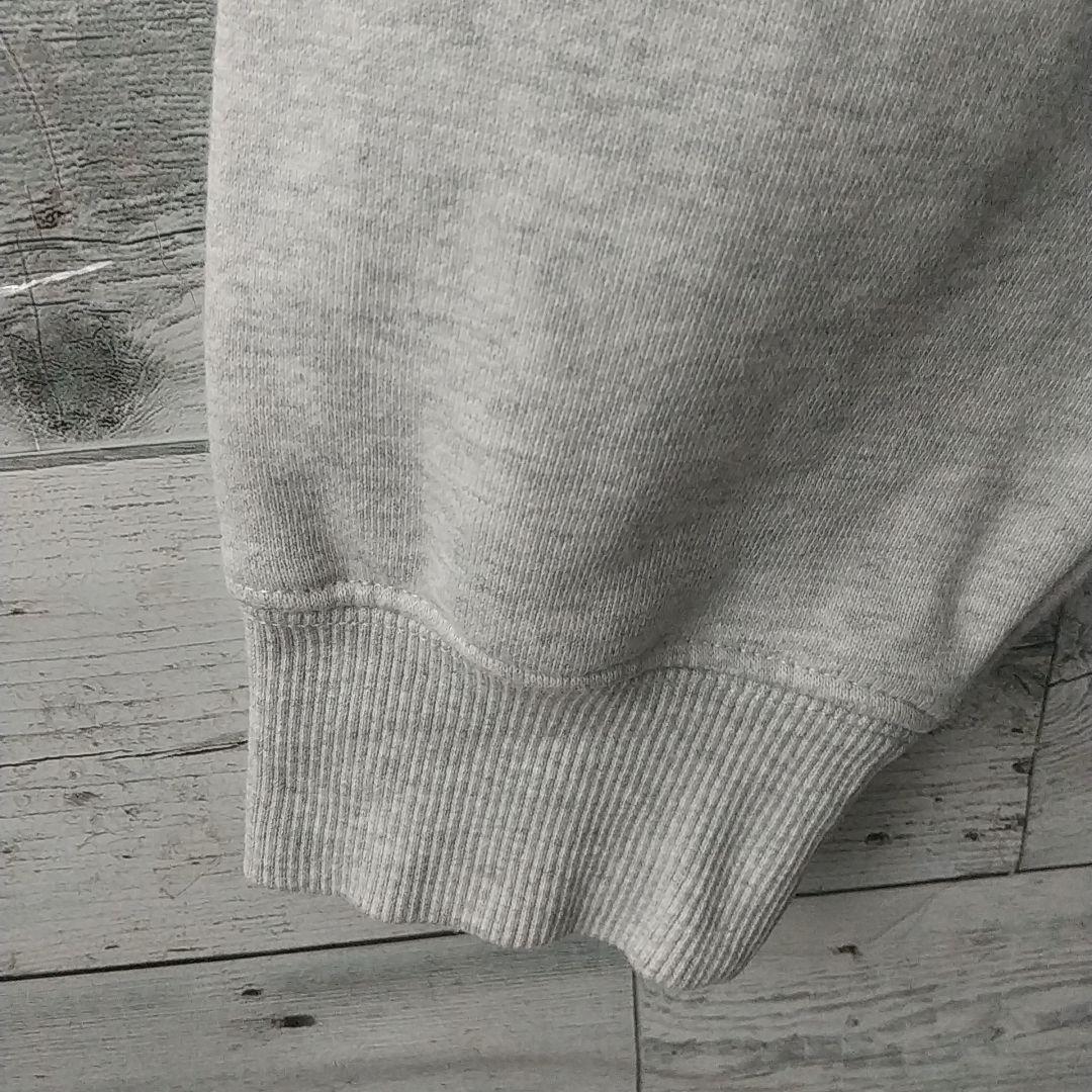 人気☆ステューシー 刺繍 パイルロゴ アーチロゴ パーカー M グレー