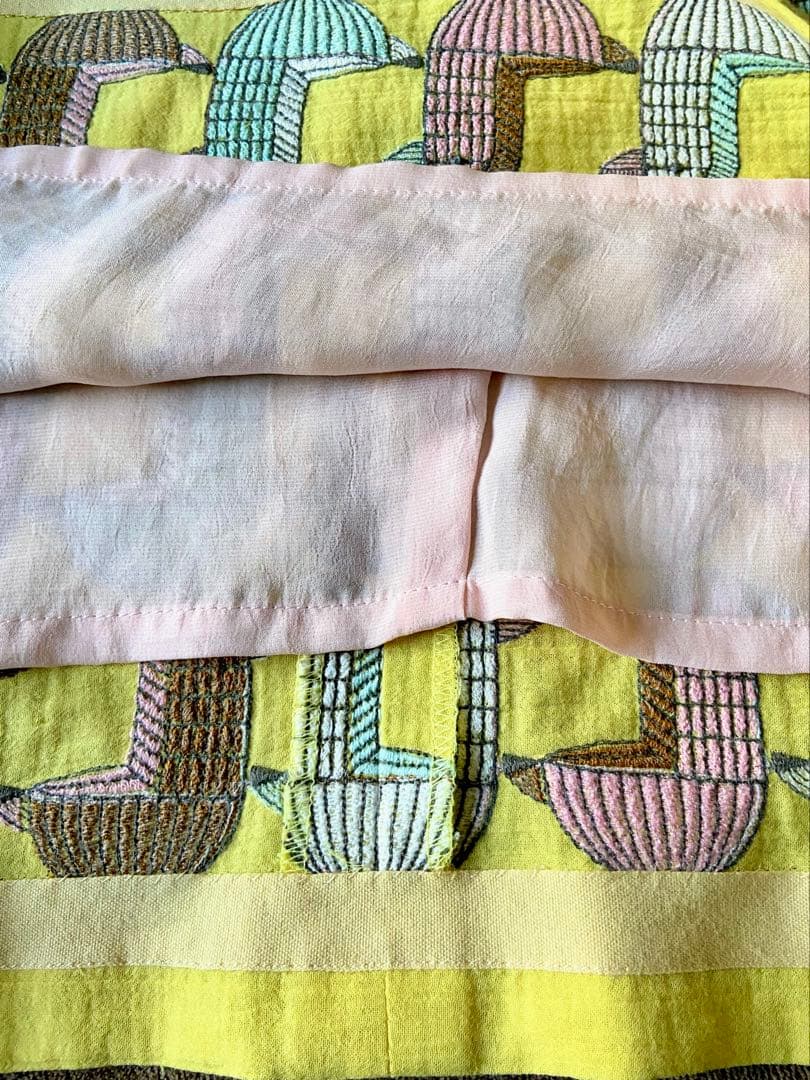 ミナペルホネン wood bird ワンピース 36