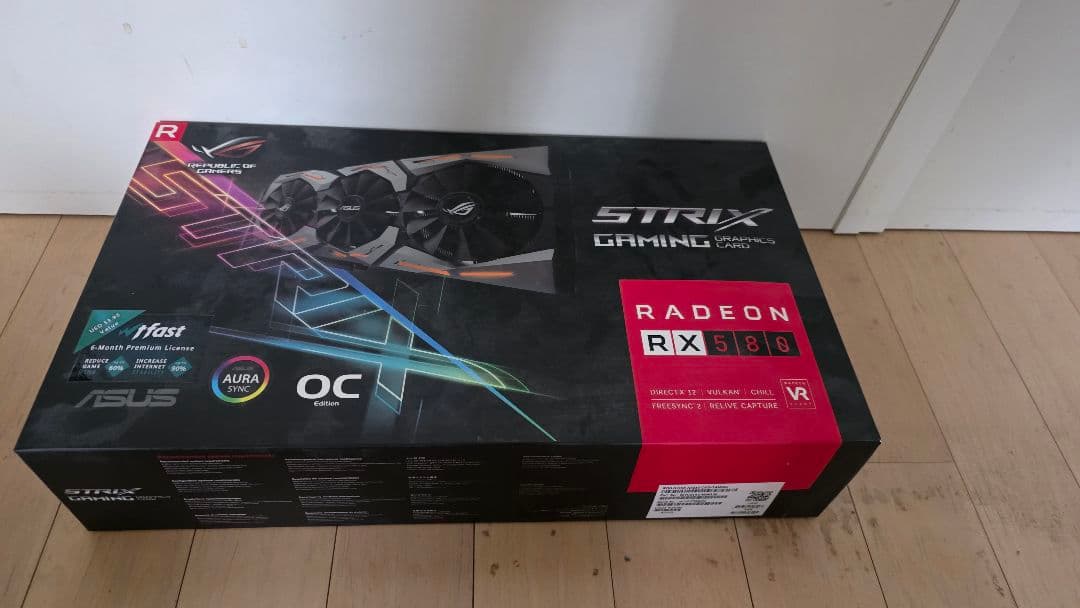グラフィックボード・グラボ・ビデオカード ASUS STRIX Gaming Radeon RX 580 OC