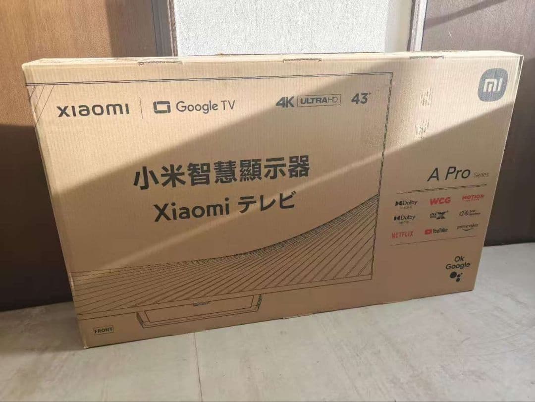 88）未使用Xiaomi A Pro 43インチ 4K テレビ