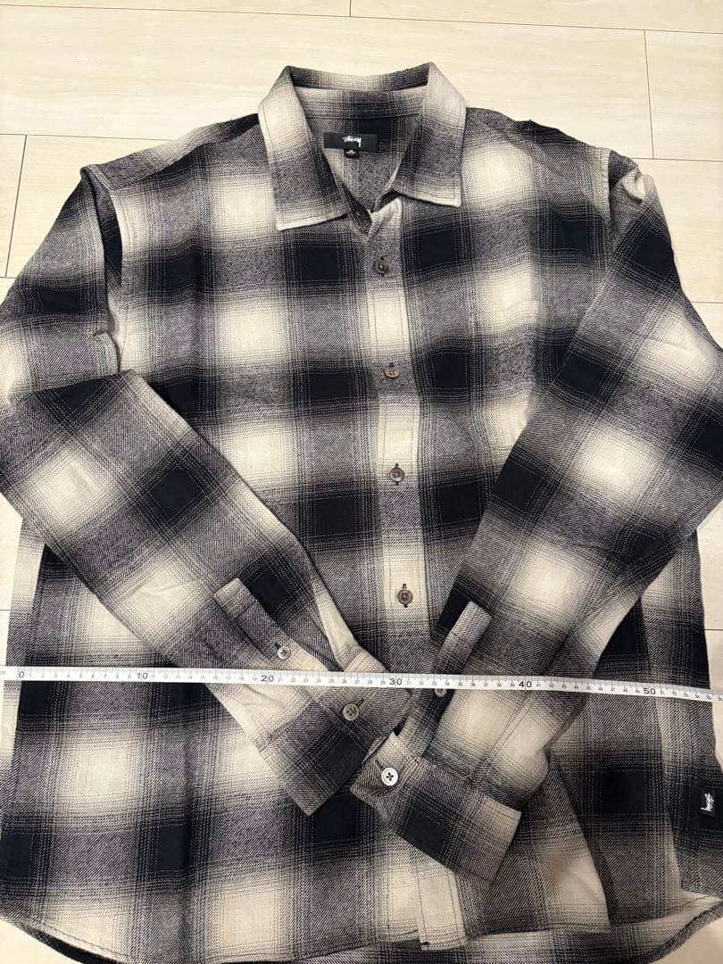 Stussy チェック柄ネルシャツ M