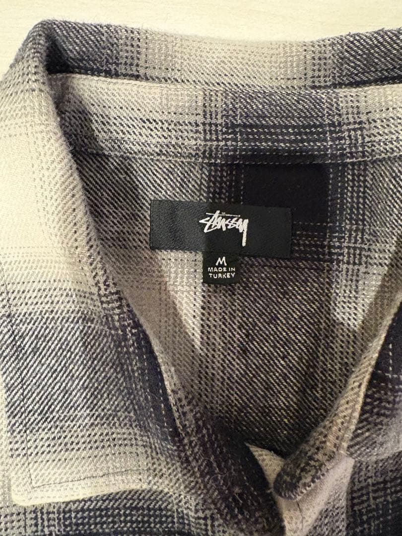 Stussy チェック柄ネルシャツ M