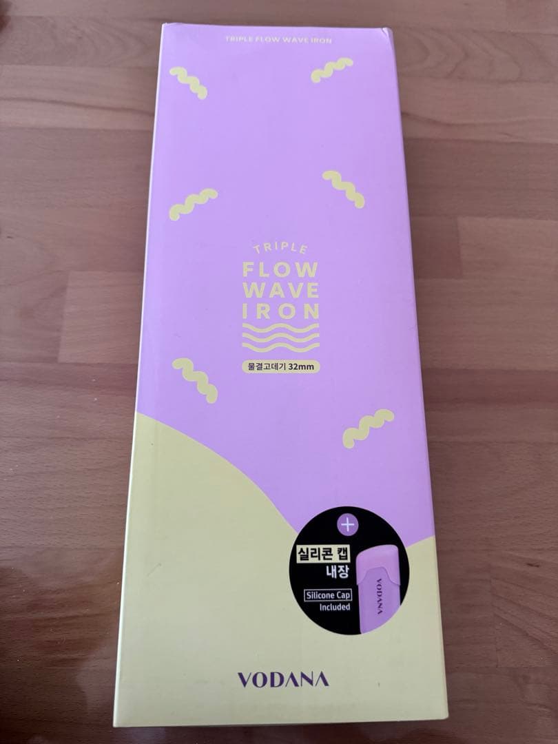 VODANA トリプルフローヘアアイロン 32mm バイオレット新品❤️