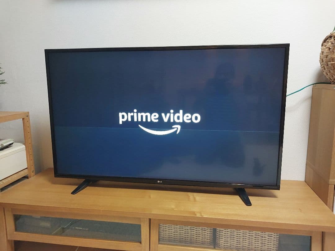 値下げ　ジャンク品　LG 43V型 4K液晶スマートテレビ　Wチューナー