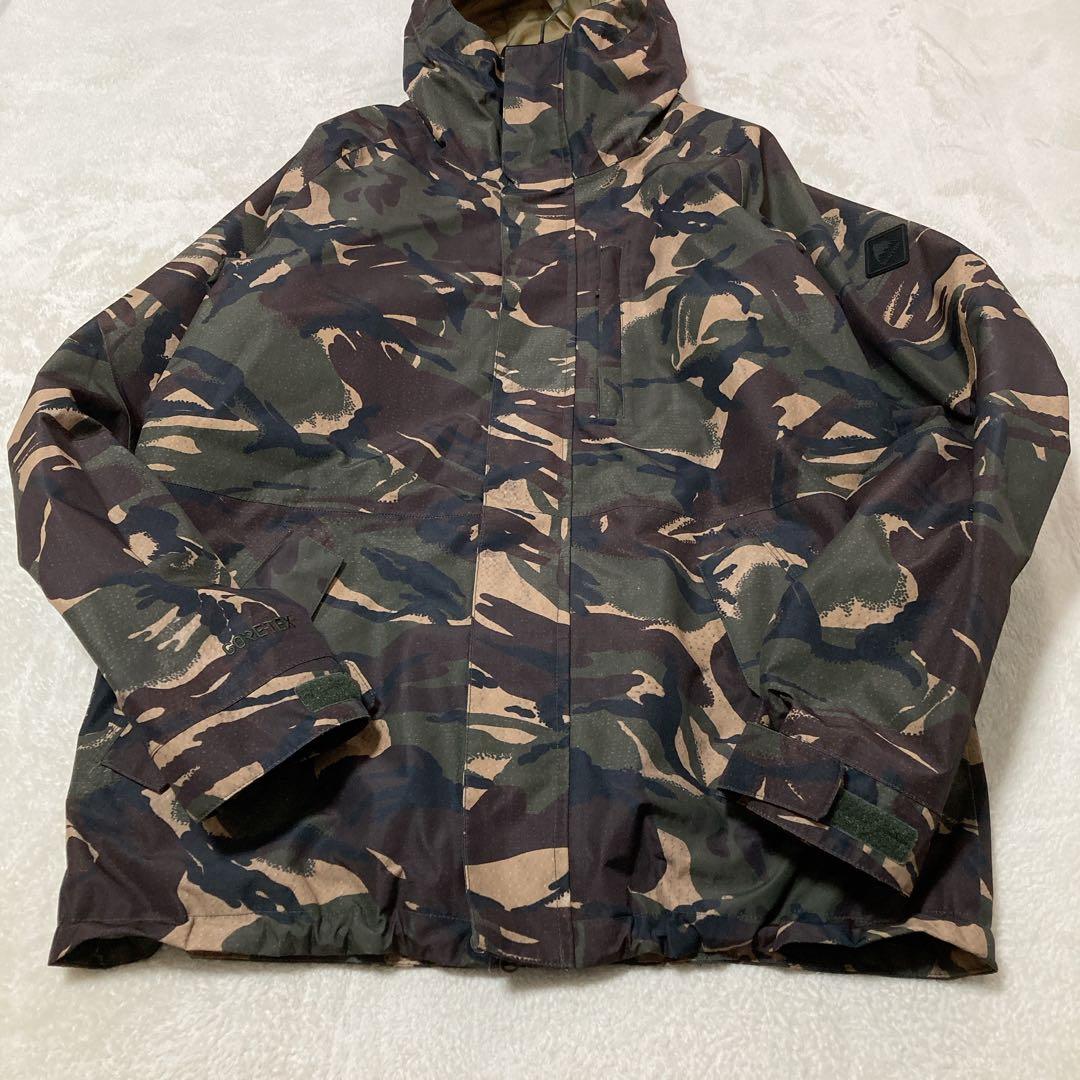 【美品】BURTON バートン Radial JK ゴアテックス カモフラ M
