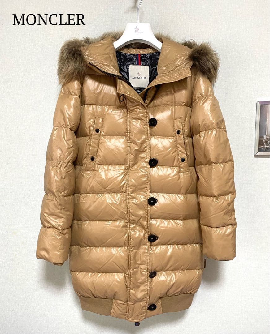 SuiBhove＊MONCLER モンクレール＊リアルファーロングコート