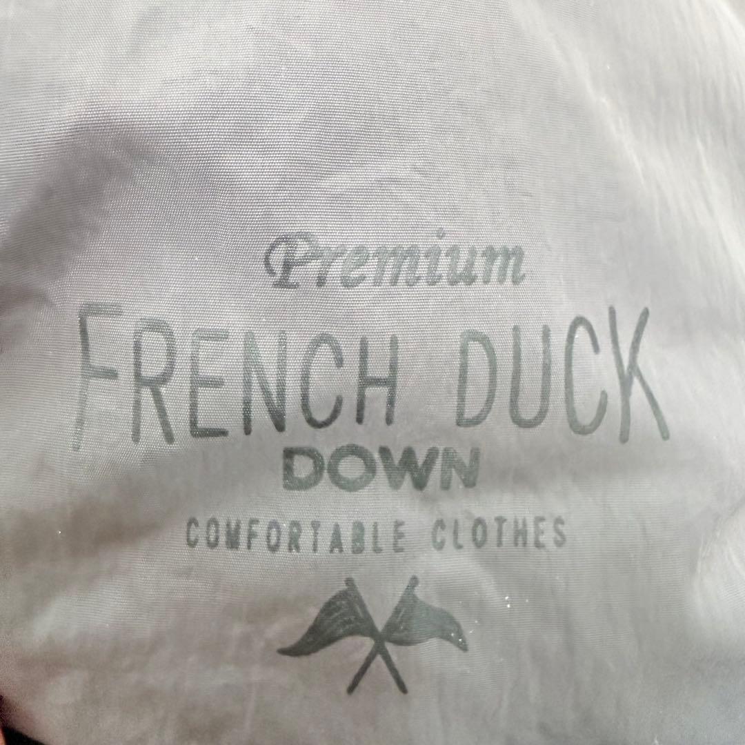 現行品 ピュアルセシン フレンチダックダウン ノーカラー ダウン80%
