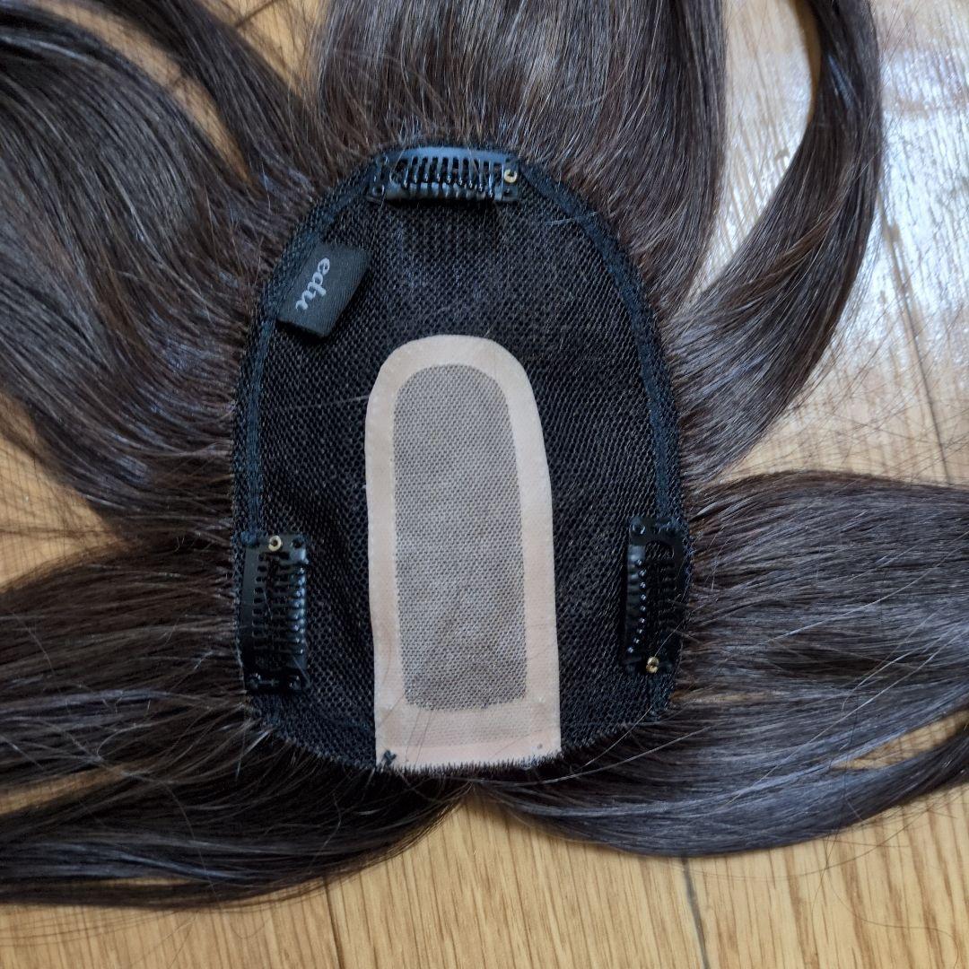 ブラウン ストレートウィッグ 合成繊維