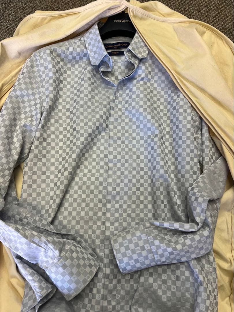 ルイヴィトン　シャツ　ダミエ　直営店購入品