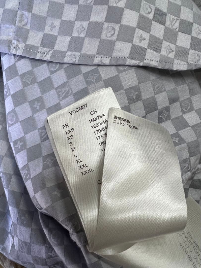 ルイヴィトン　シャツ　ダミエ　直営店購入品