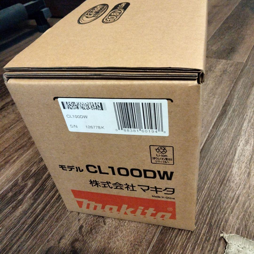 【未使用品】makita(マキタ) 10.8v充電式クリーナー CL100DW