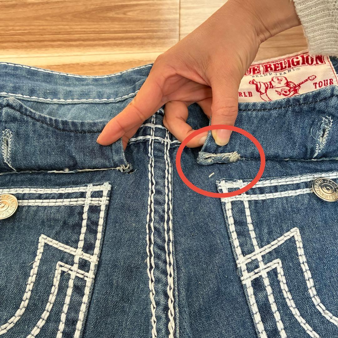 【希少】トゥルーレリジョンJOEYSUPER T 極太ステッチ デニム USA製