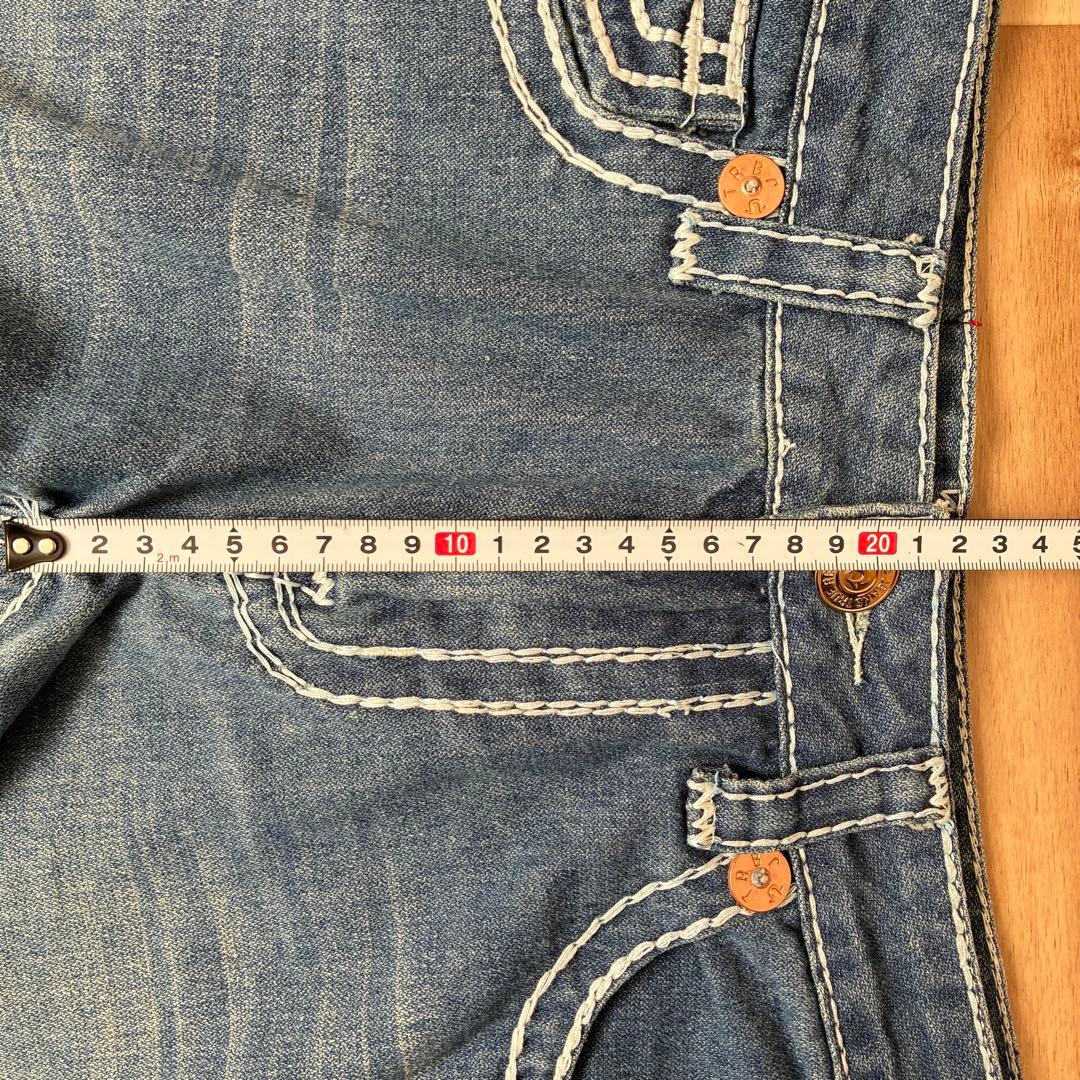 【希少】トゥルーレリジョンJOEYSUPER T 極太ステッチ デニム USA製