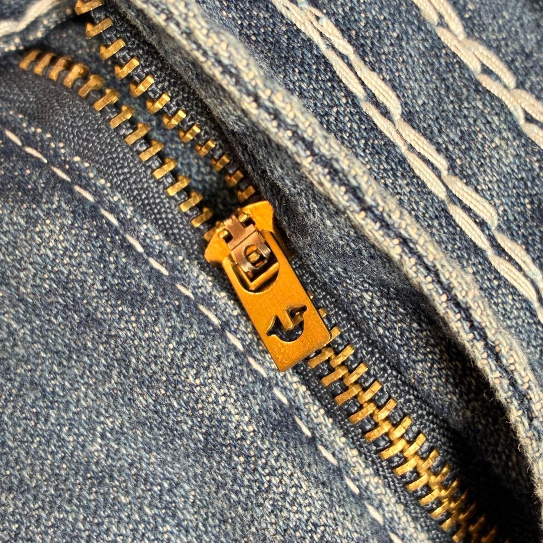 【希少】トゥルーレリジョンJOEYSUPER T 極太ステッチ デニム USA製