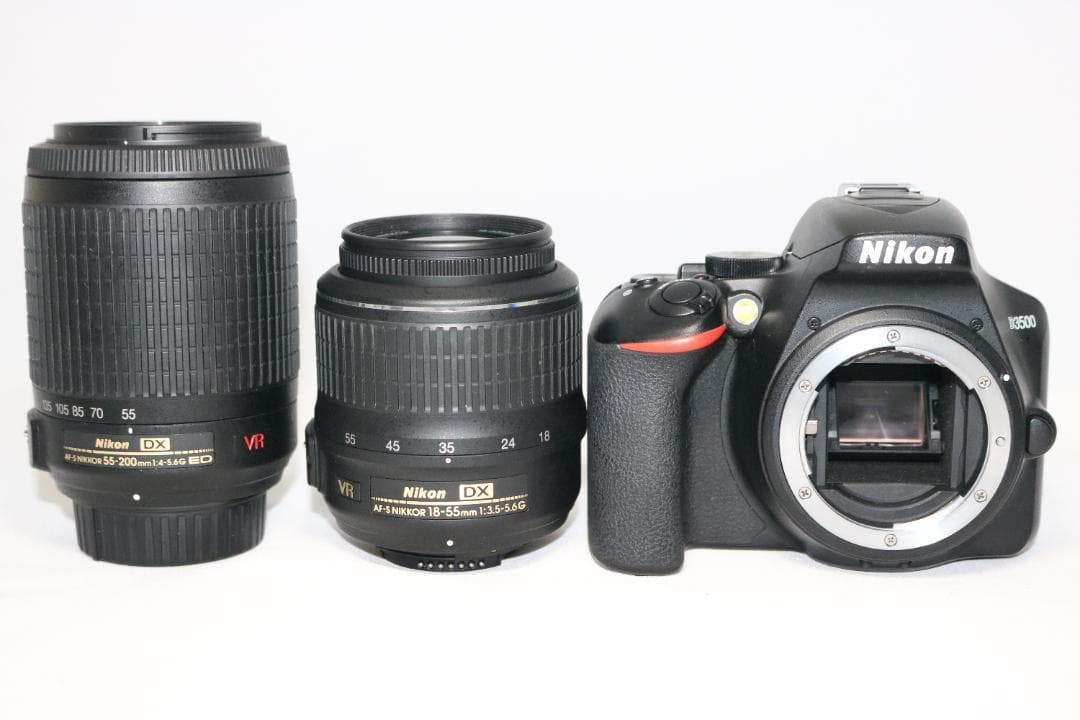 ⭐シリーズ最新！ Nikon D3500 ⭐ ダブルレンズセット ⭐一眼レフ