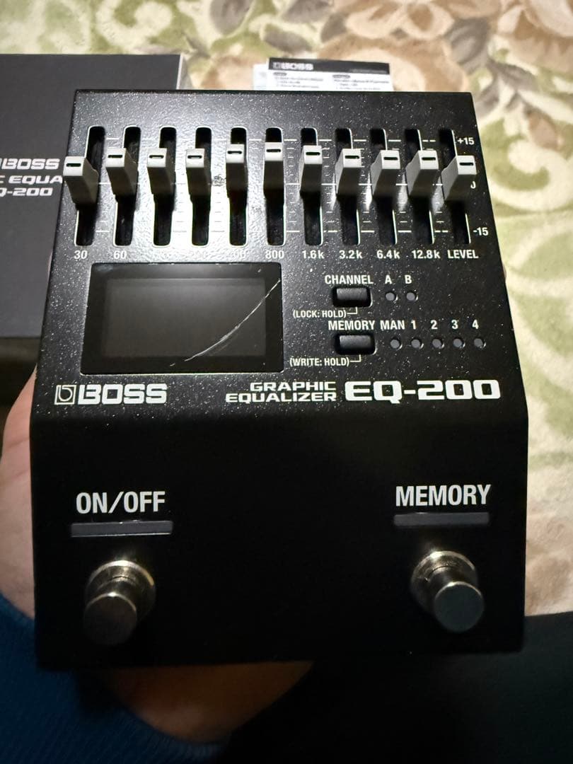 ギター BOSS EQ-200 graphic equalizer