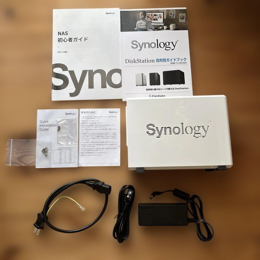 Synology NASキット 2ベイ DS223j/G ガイドブック付