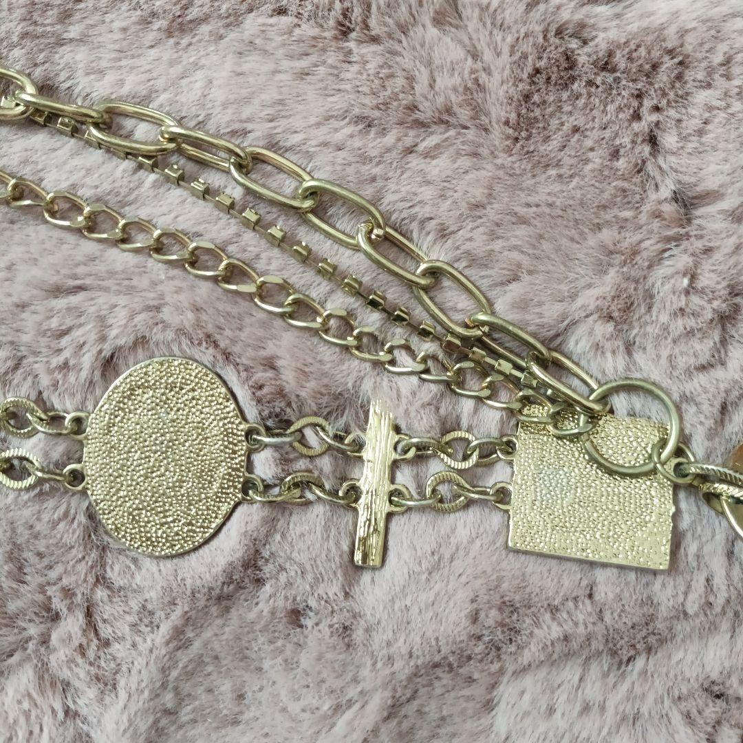 d.i.a　クリスタル装飾チェーンベルト