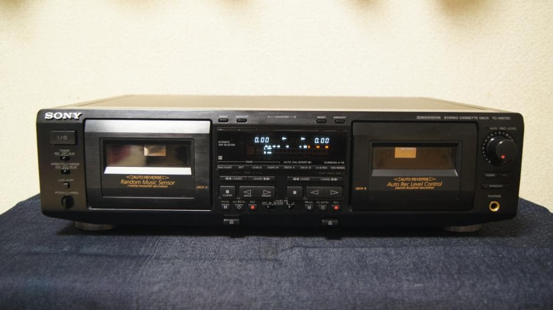 ソニー　カセットデッキ　TC-WE725 整備動作品 B