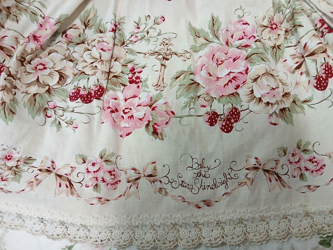 【ワケあり商品】BABY クロスローズプリントスカート