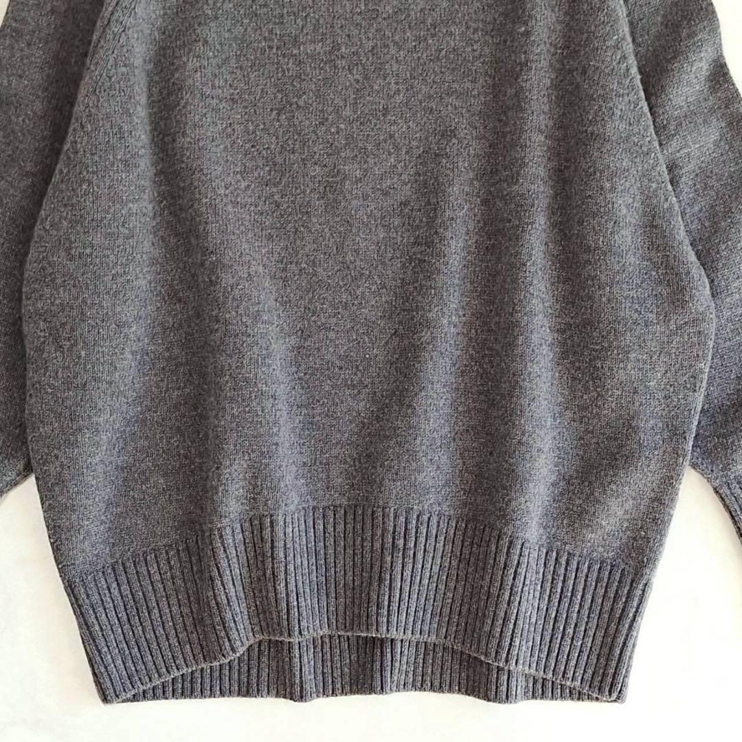 B2047 23区 ウールカシミヤ タートルネックニット 46 大きい 洗える