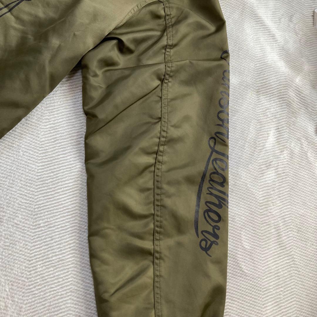 VANSON MOTOBLUEZ別注 ナイロンコーチジャケット オリーブ