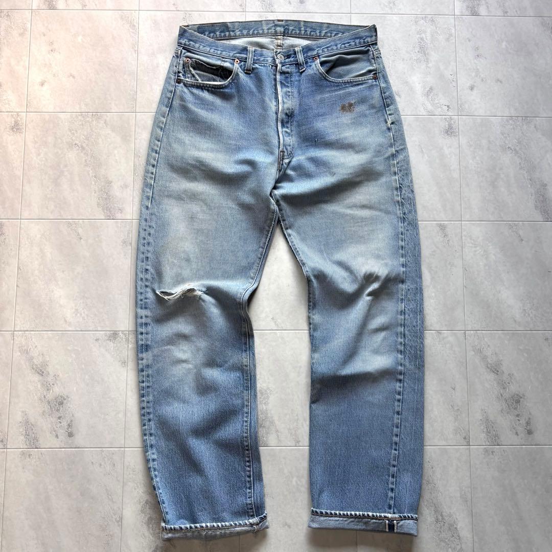 【Vintage】リーバイス501 66前期 デニムパンツ 34×32 赤耳