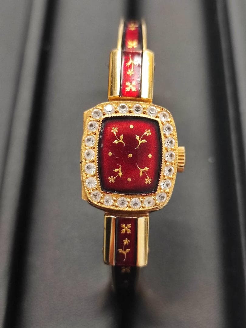 Chandler 17jewels 手巻き腕時計 バングル 稼働品