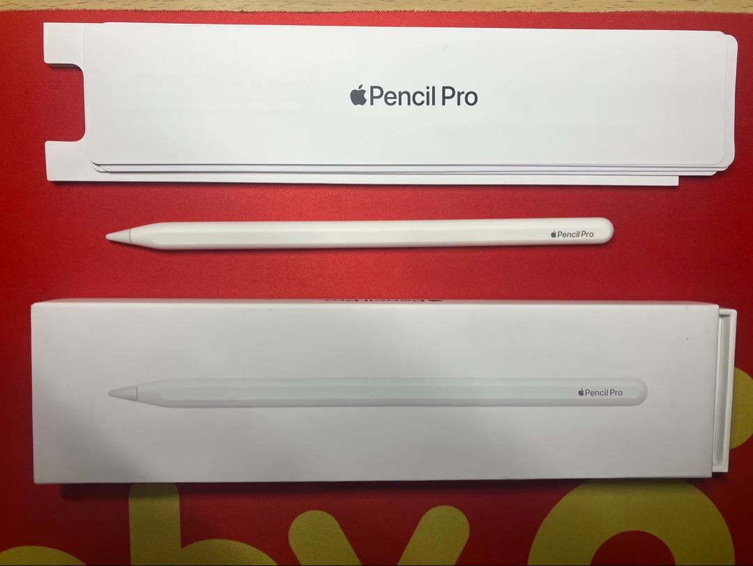 Apple Pencil Pro ホワイト 専用ケース付き