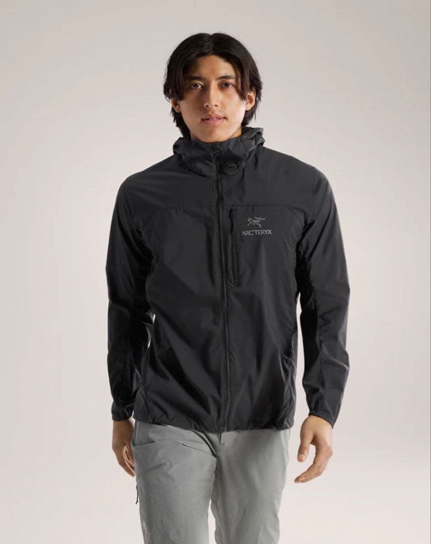 美品 ARC'TERYX アークテリクス スコーミッシュ フーディM ブラック