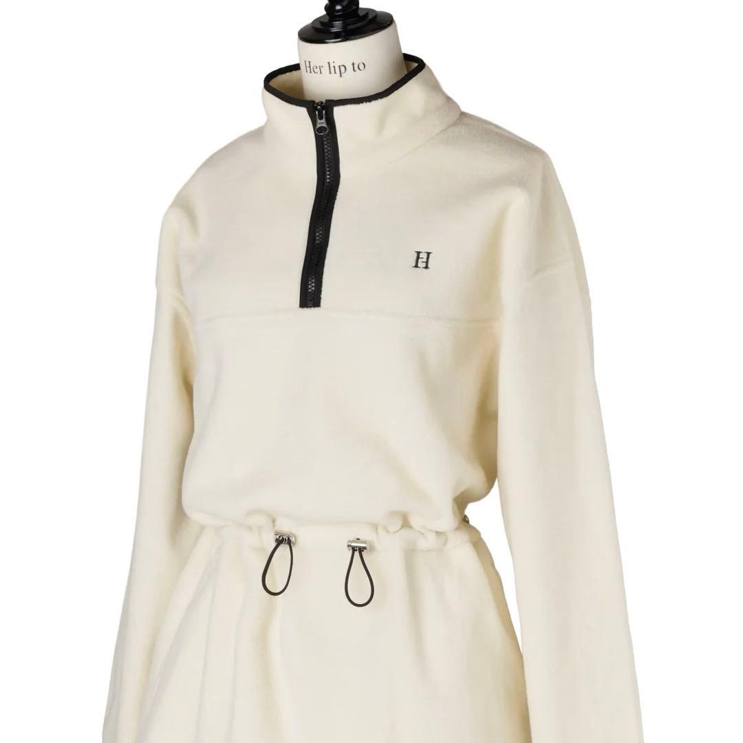 herliptoタグ付きFlight Mode Fleece MiniDress