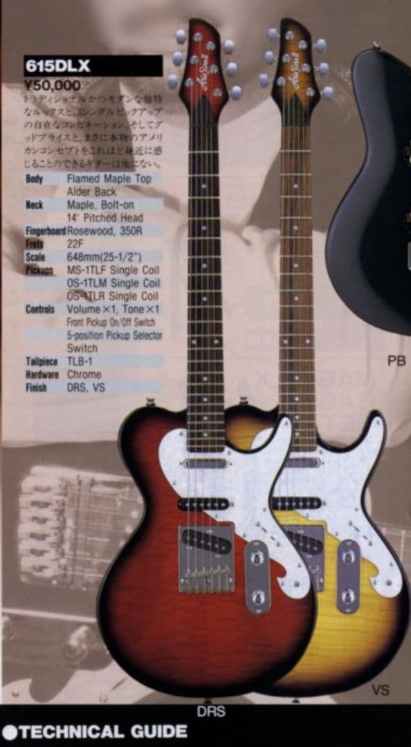 アリアプロⅡ 1996年製 615DLX (希少品)