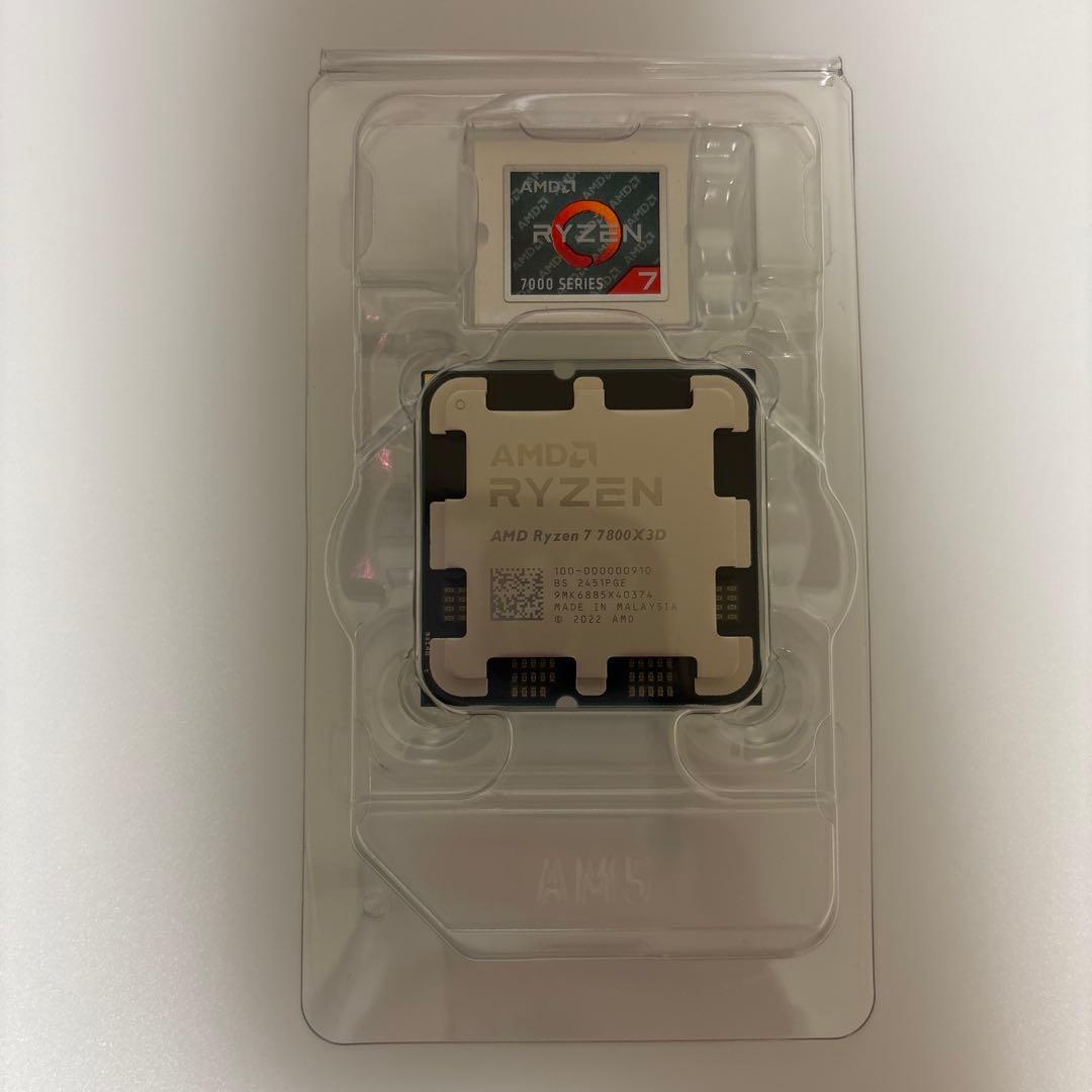 新品　AMD Ryzen7 7800X3D