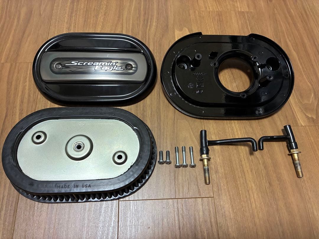 ハーレーダビッドソン純正スクリーミンイーグル ベンチレーター・エアクリーナー