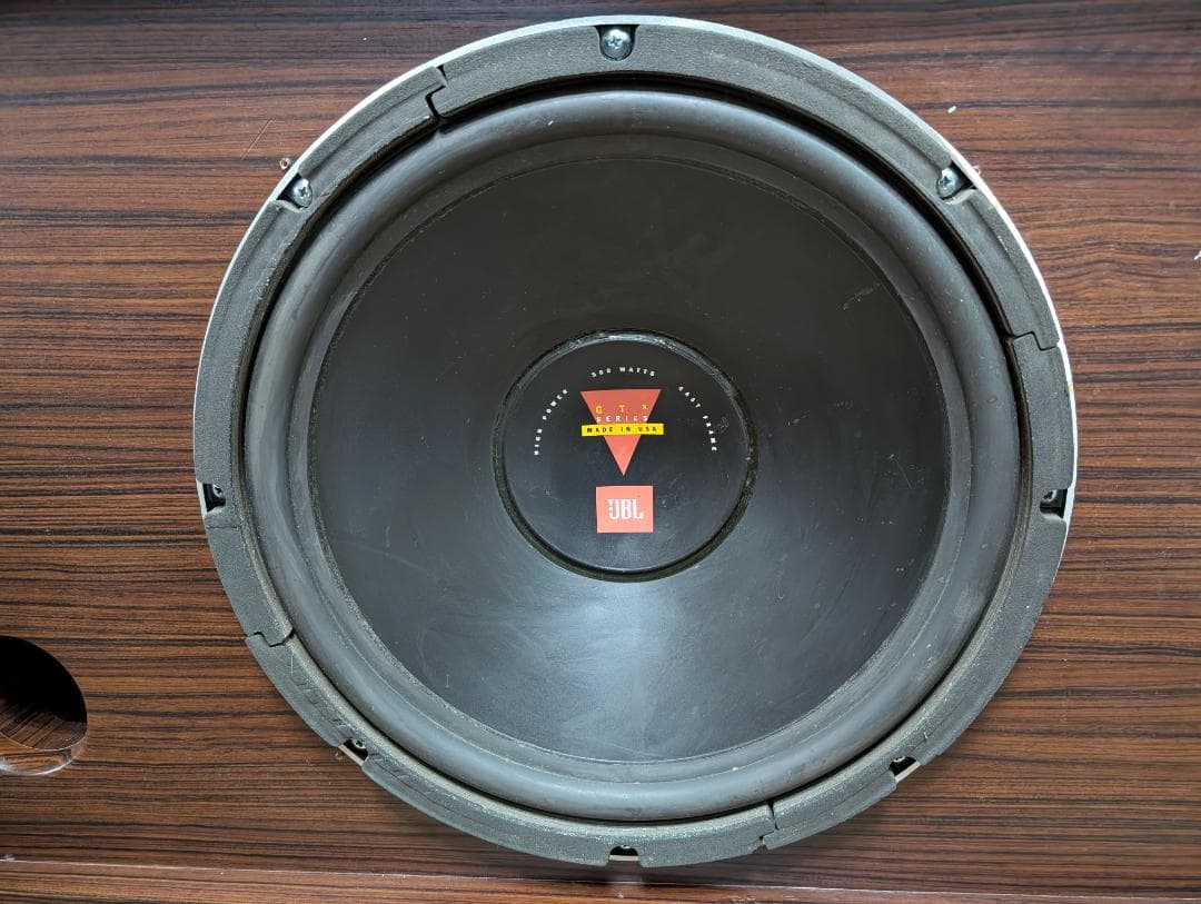 自作 JBL GTX15 38cm リアテック木目調仕上