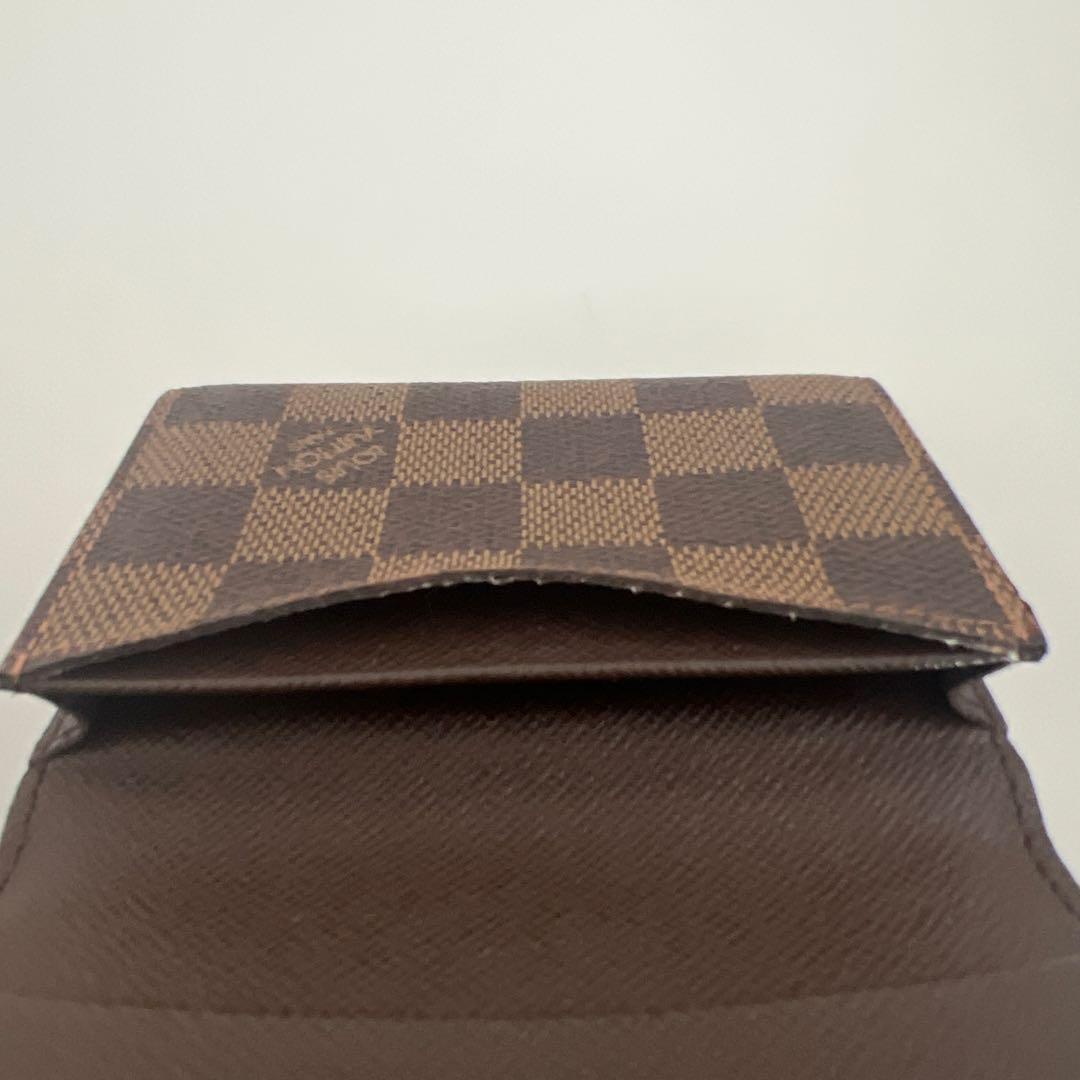 ルイ・ヴィトン ダミエ・キャンバス 名刺入れ ブラウン