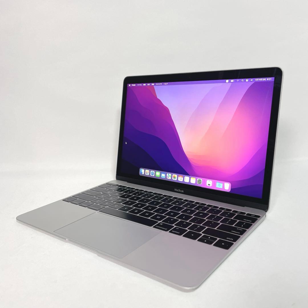 MacBook グレイ 薄型ノートPC 12インチ m5/SSD512GB