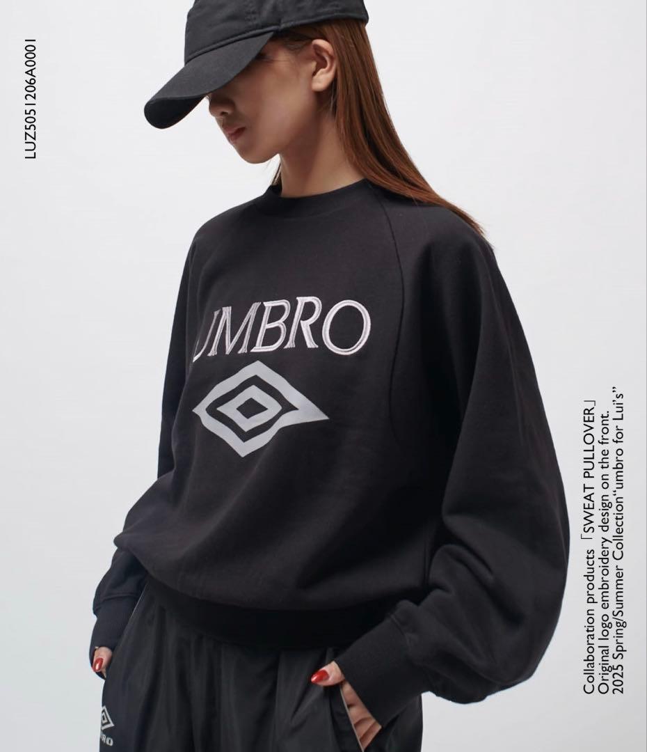 【美品タグ付き】UMBRO/アンブロ×Lui’sピグメントクルーネックスウェット