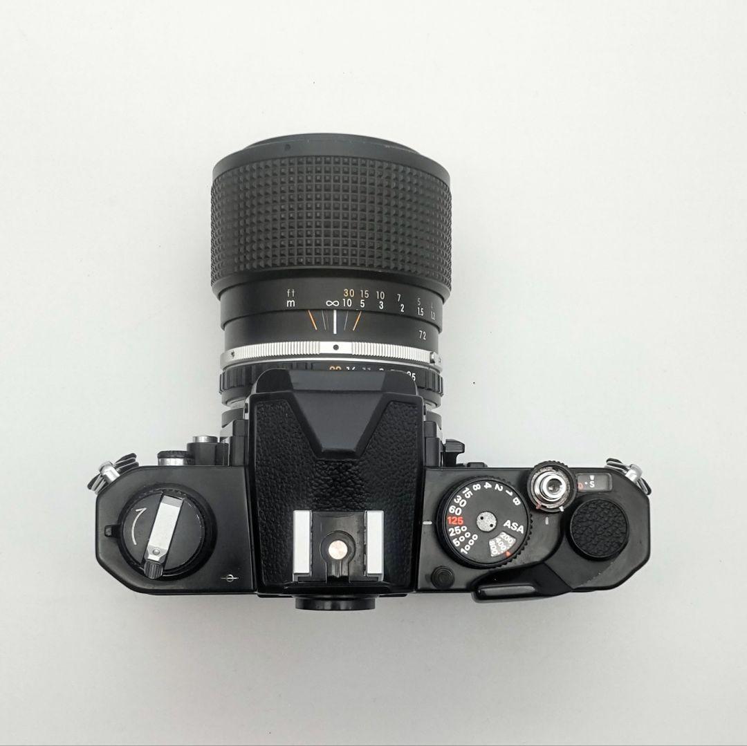 希少完動品【昭和レトロ】Nikon FM+Nikonレンズ+新品電池セット