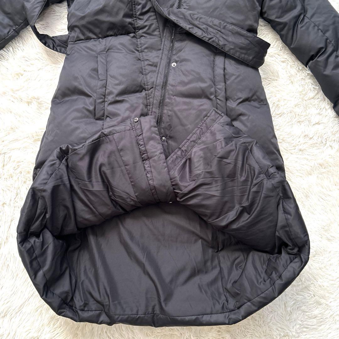 【美品】アミアンハウス　フォックスファー　ロングダウンコート Lサイズ