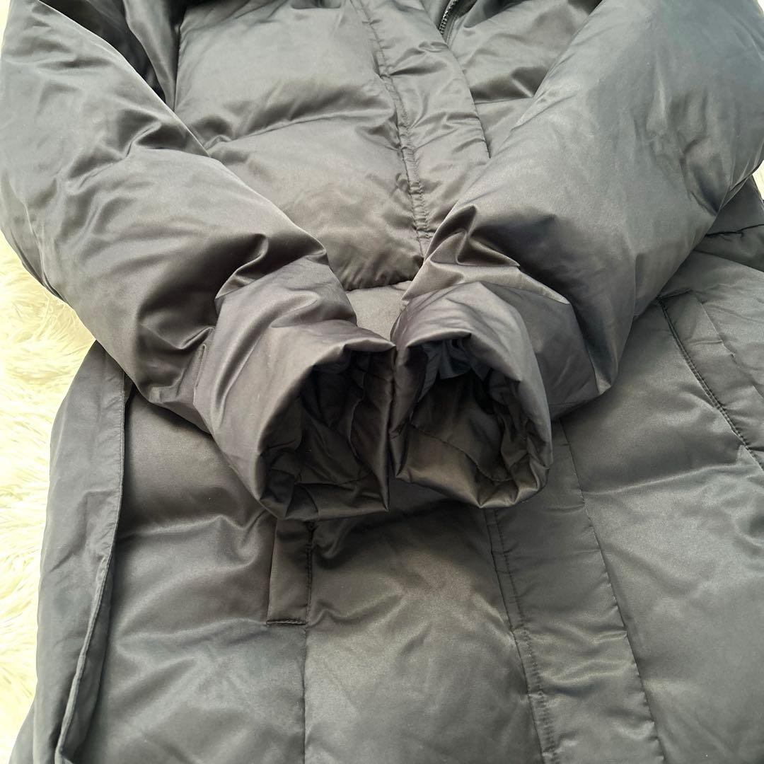 【美品】アミアンハウス　フォックスファー　ロングダウンコート Lサイズ