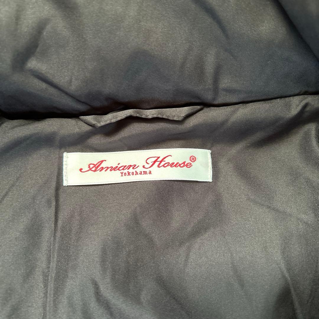 【美品】アミアンハウス　フォックスファー　ロングダウンコート Lサイズ