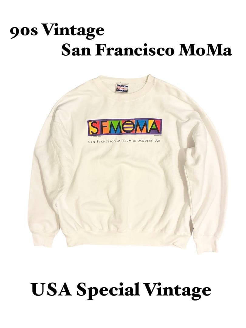 90s ビンテージ アート SF MOMA サンフランシスコ モマ スウェット
