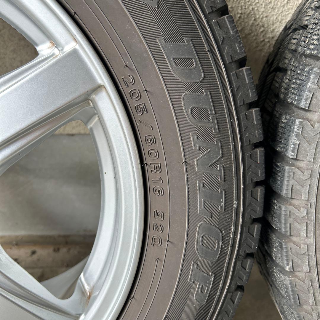 DUNLOP スタッドレスタイヤアルミホイールセット205/60R 16