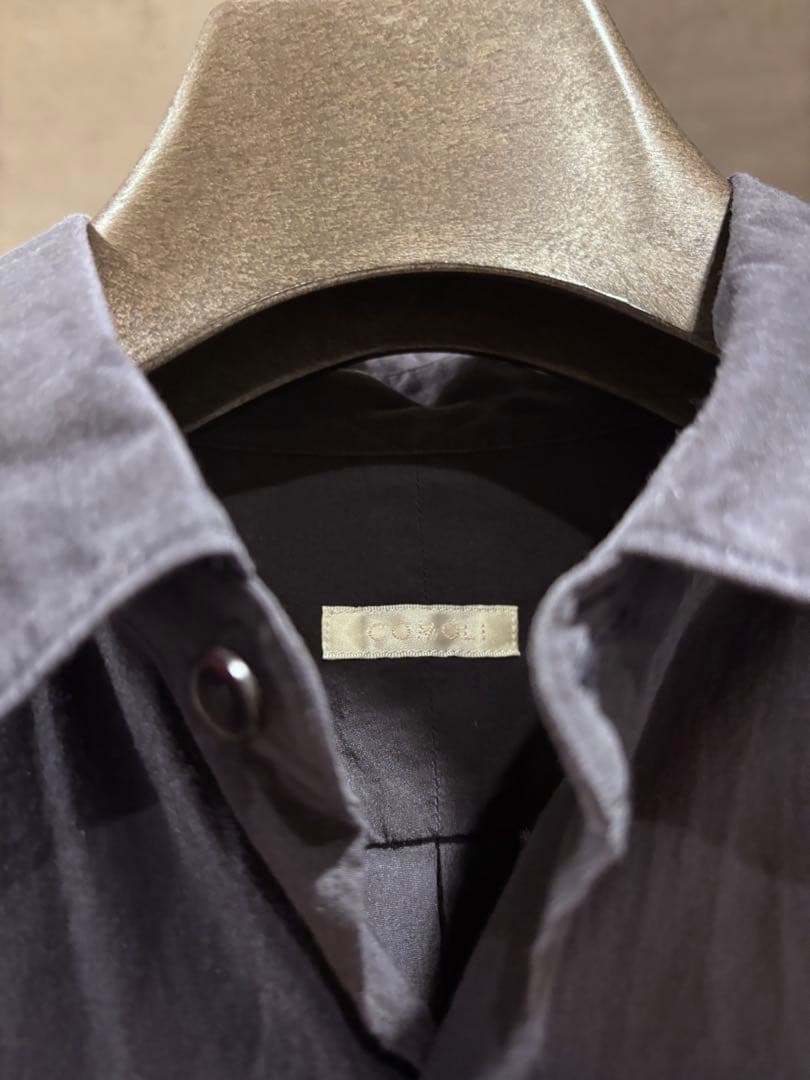 COMOLI コモリシャツ ネイビー　サイズ1