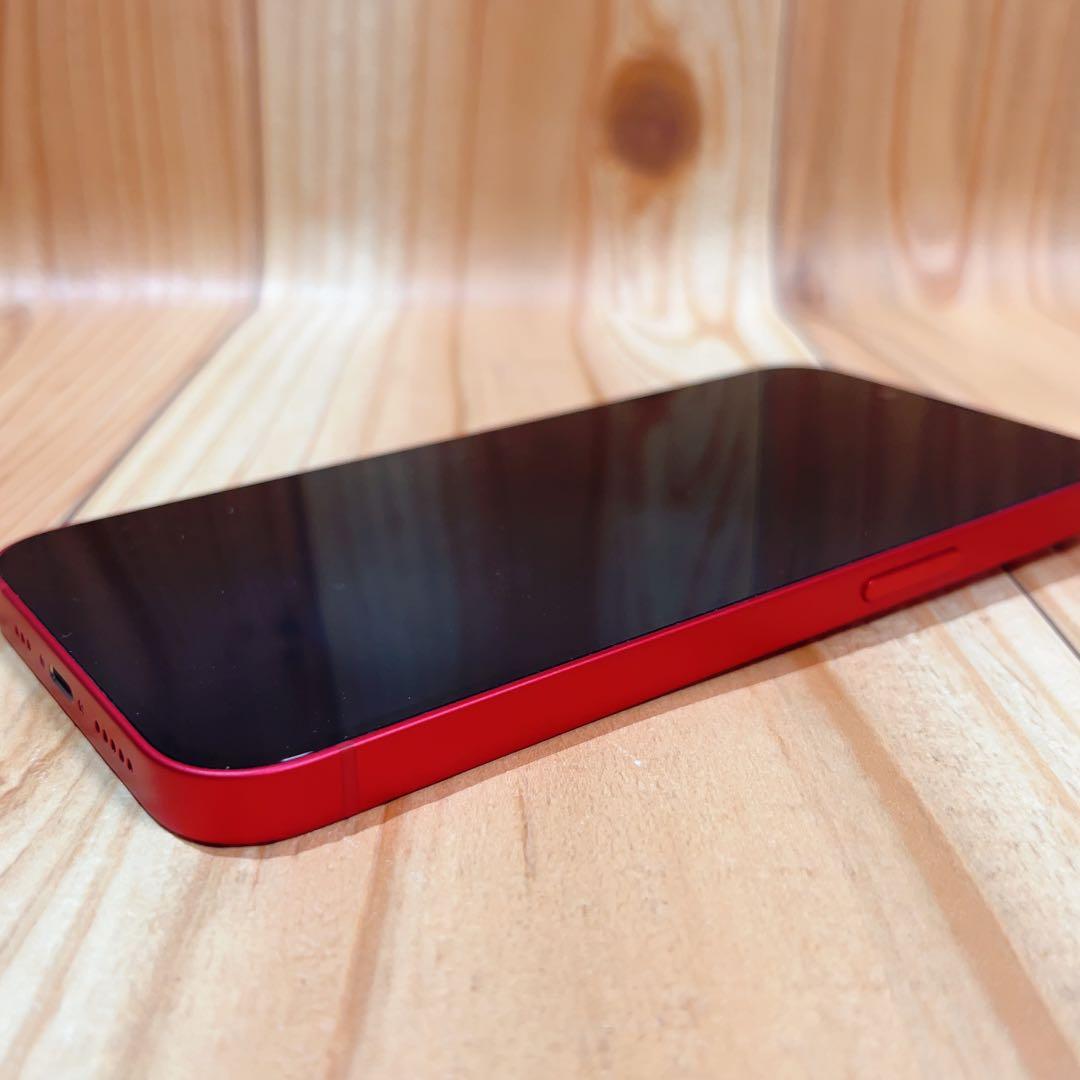 SIMフリー 本体 iPhone 14 128 GB レッド 539 電池良好