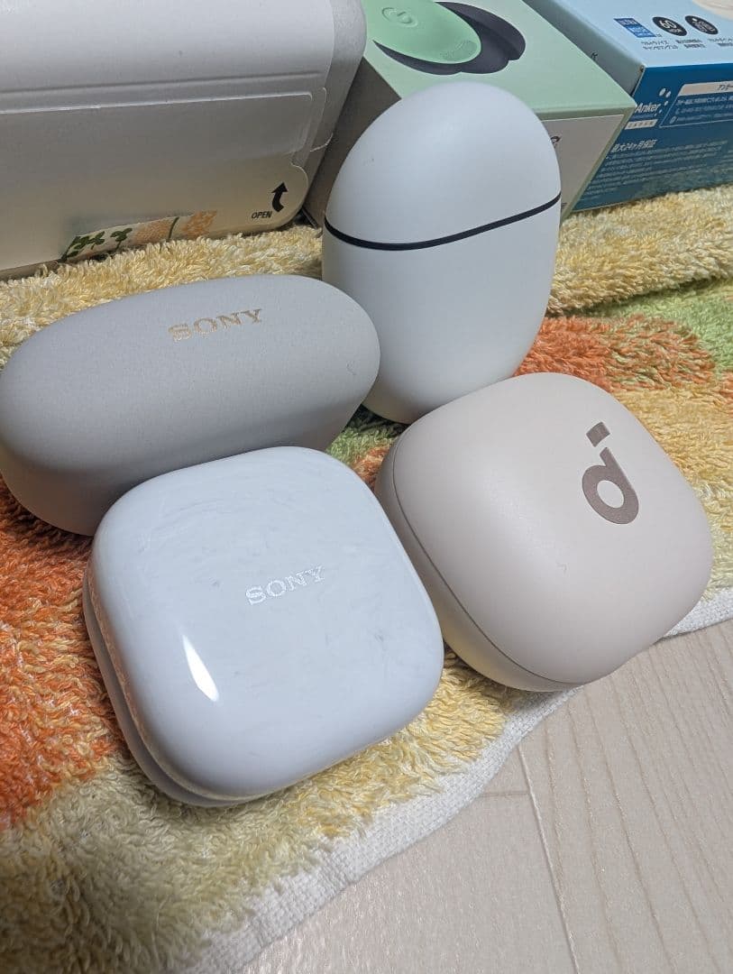ワイヤレスイヤホン SONY Google Soundcore バラ可