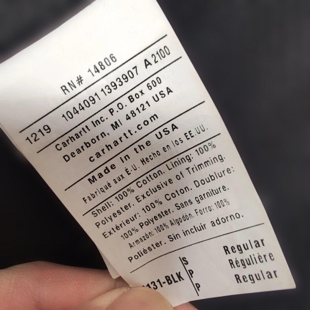 Carhartt アクティブパーカーS