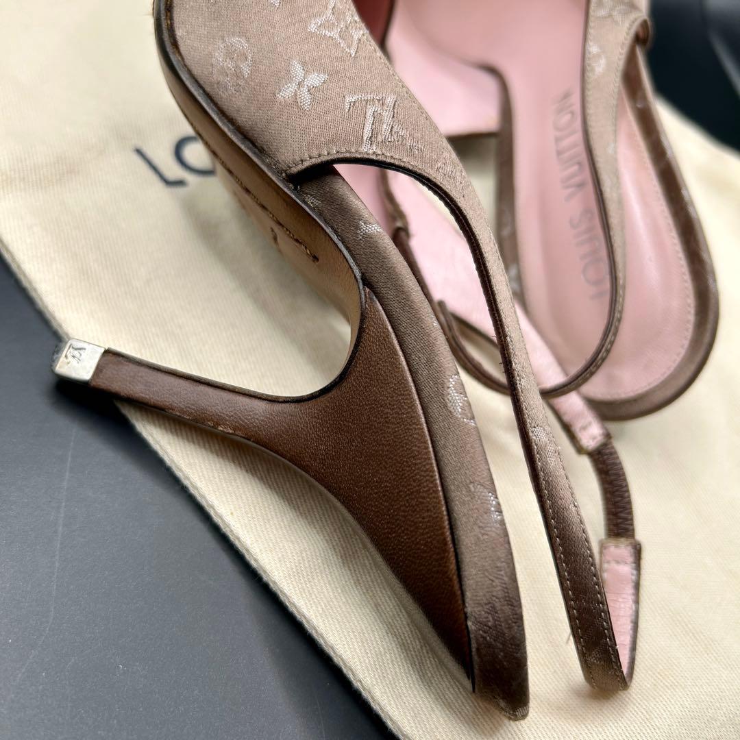 Louis Vuitton ルイヴィトン パンプス モノグラム スリングバッグ